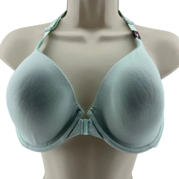 Victoria's Secret Lightly Lined Demi Bra Mint Front Closure Size 36DD - Picture 1 of 6